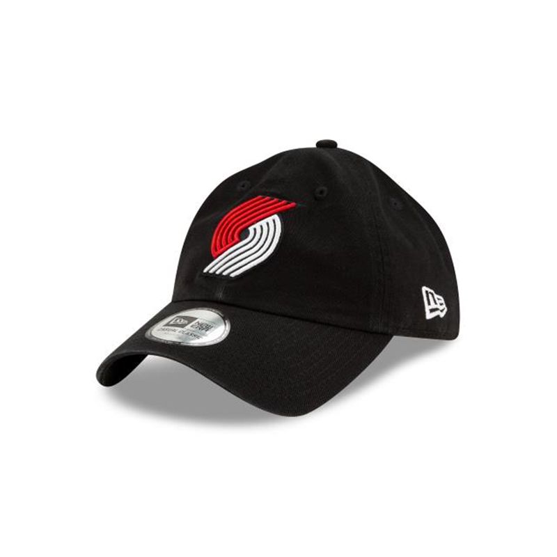 NBA Portland Trail Blazers Casual Classic Adjustable (IHG0896) - Black New Era Caps